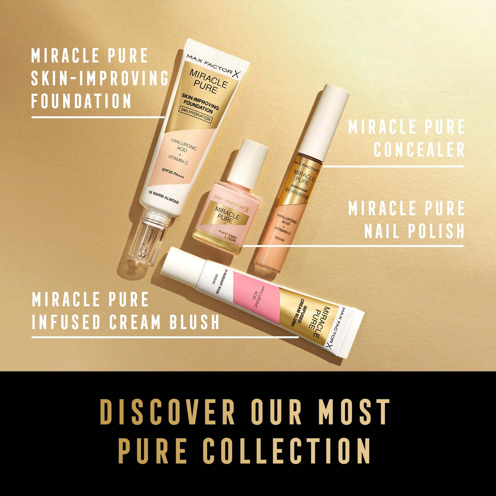 Max Factor Miracle Pure Foundation 93 Mocha 30 ml