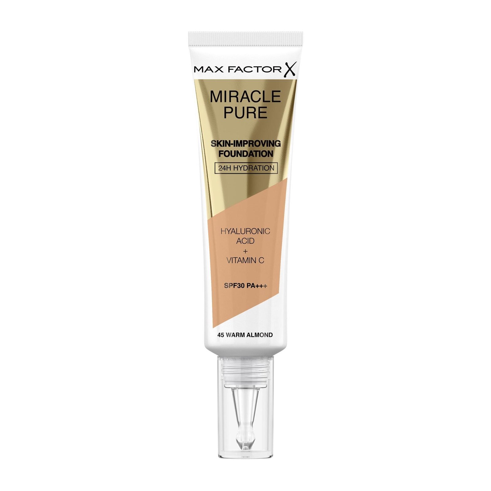 Max Factor Miracle Pure Foundation 45 Warm Almond 30 ml
