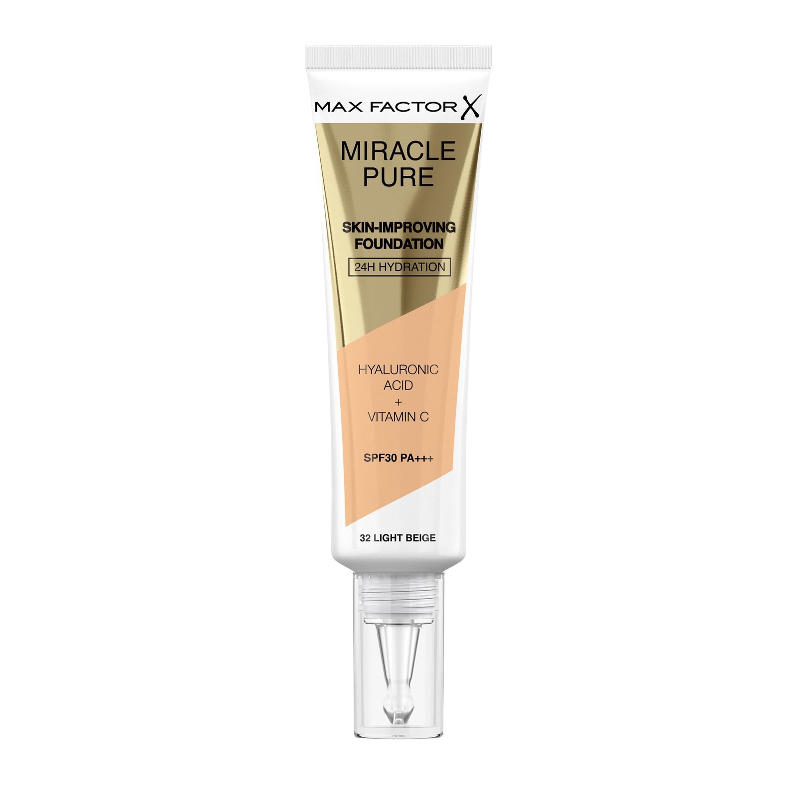 Max Factor Miracle Pure Foundation 32 Light Beige 30 ml