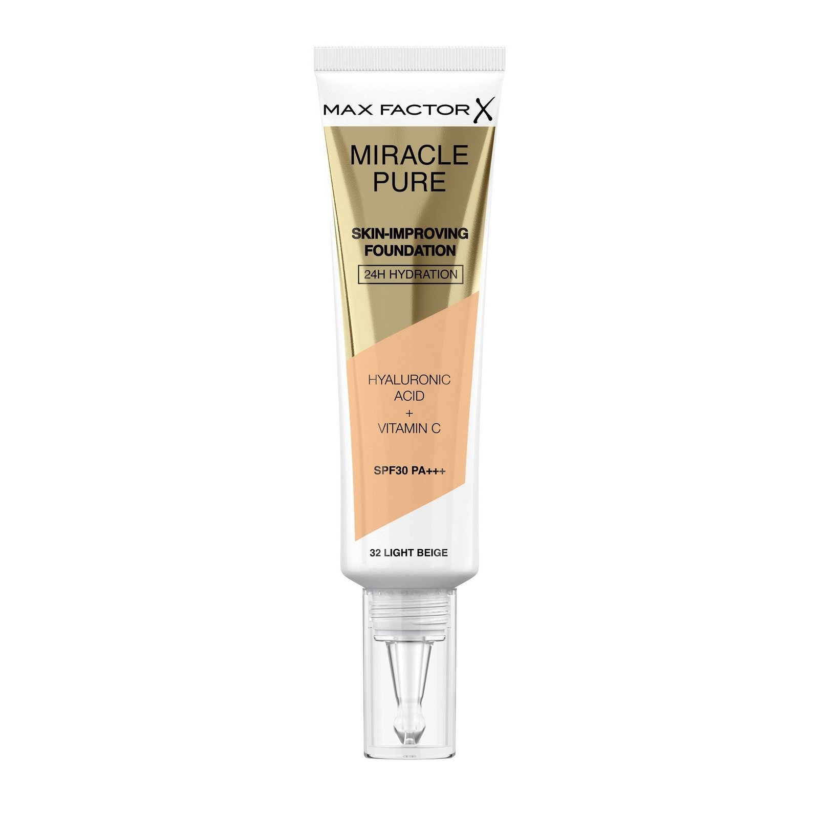Max Factor Miracle Pure Foundation 32 Light Beige 30 ml