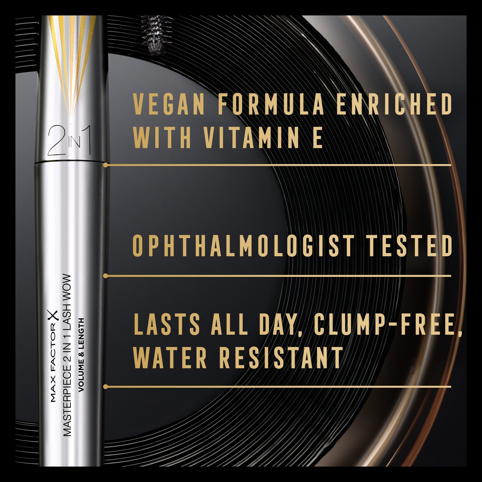 Max Factor Masterpiece 2in1 Mascara 001 Black 12 ml