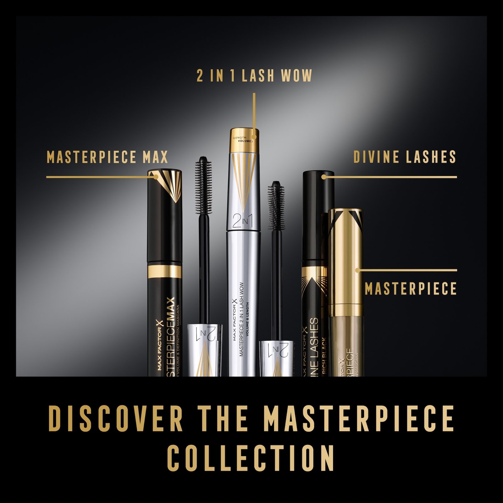 Max Factor Masterpiece 2in1 Black Brown Mascara 7g