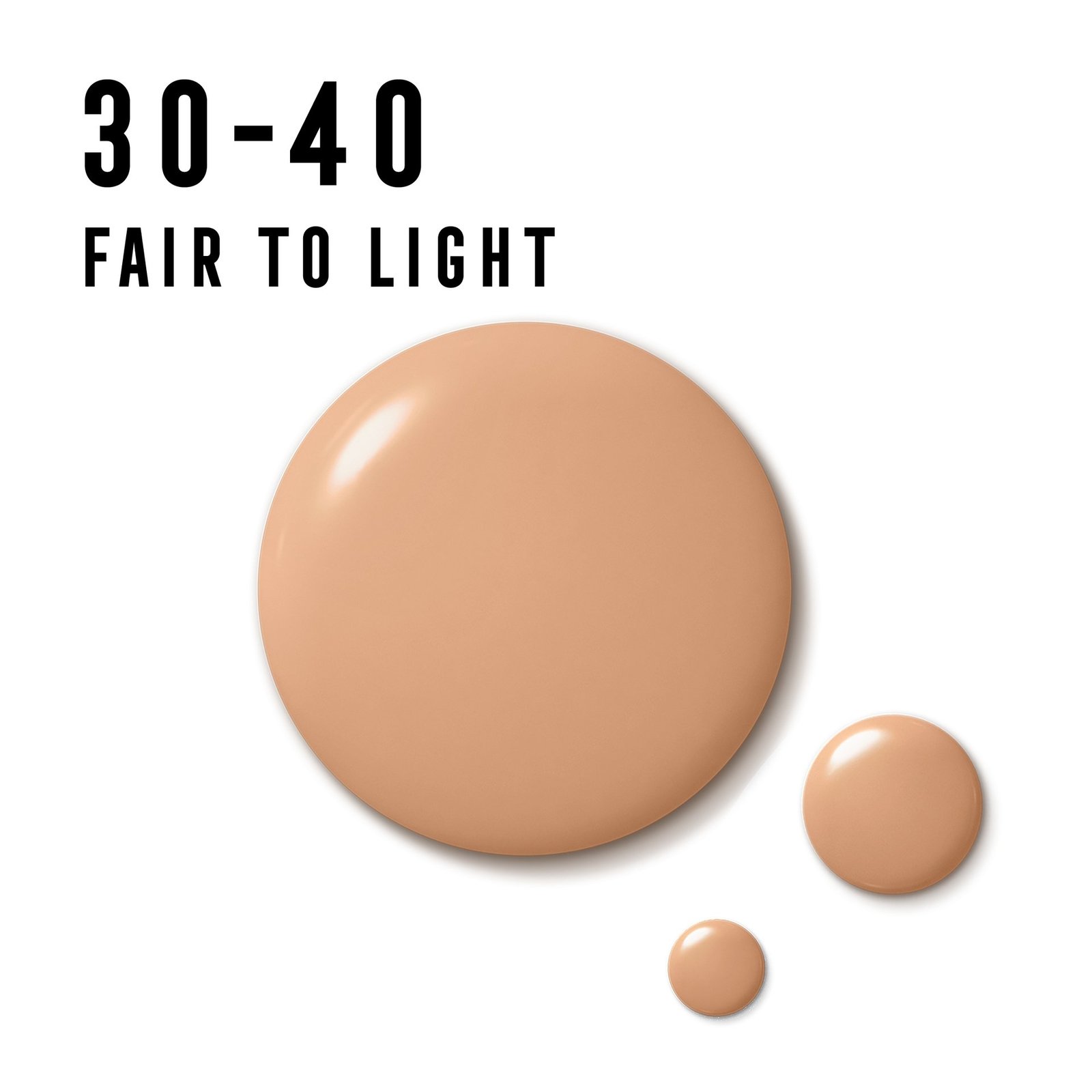 Max Factor Miracle Pure 2in1 Skin Reset Serum Foundation 30-40 Fair to Light 30ml