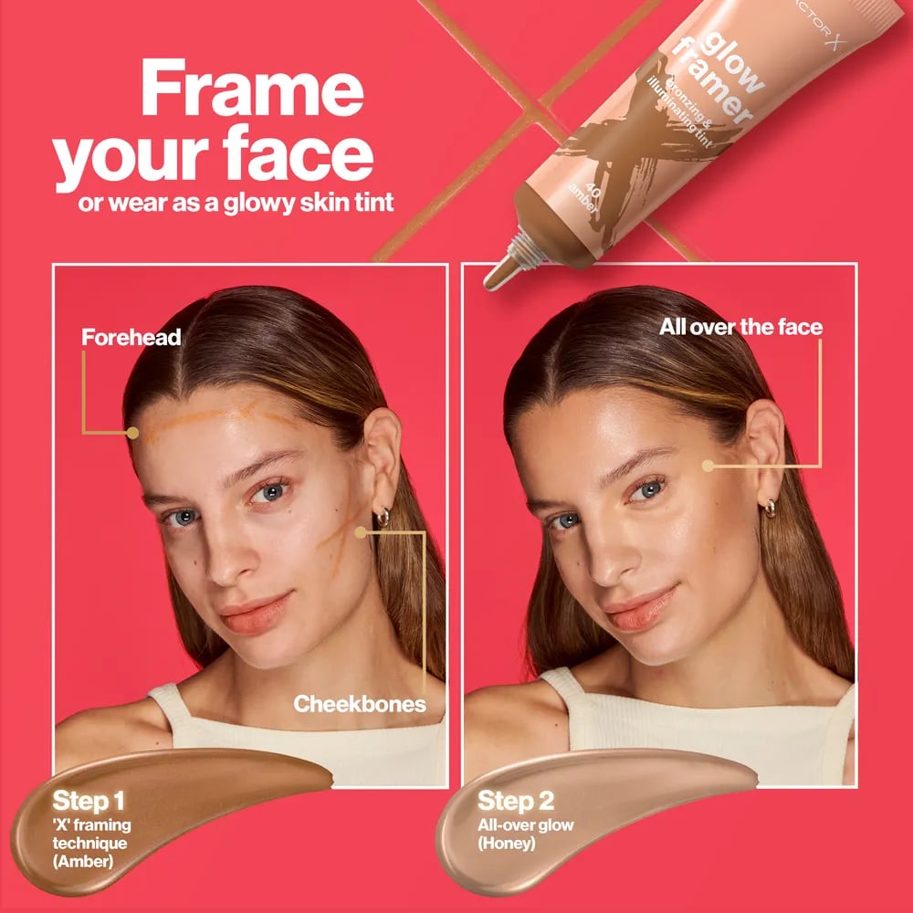 Max Factor Glow Framer Skin Tint 40 Amber 30 ml