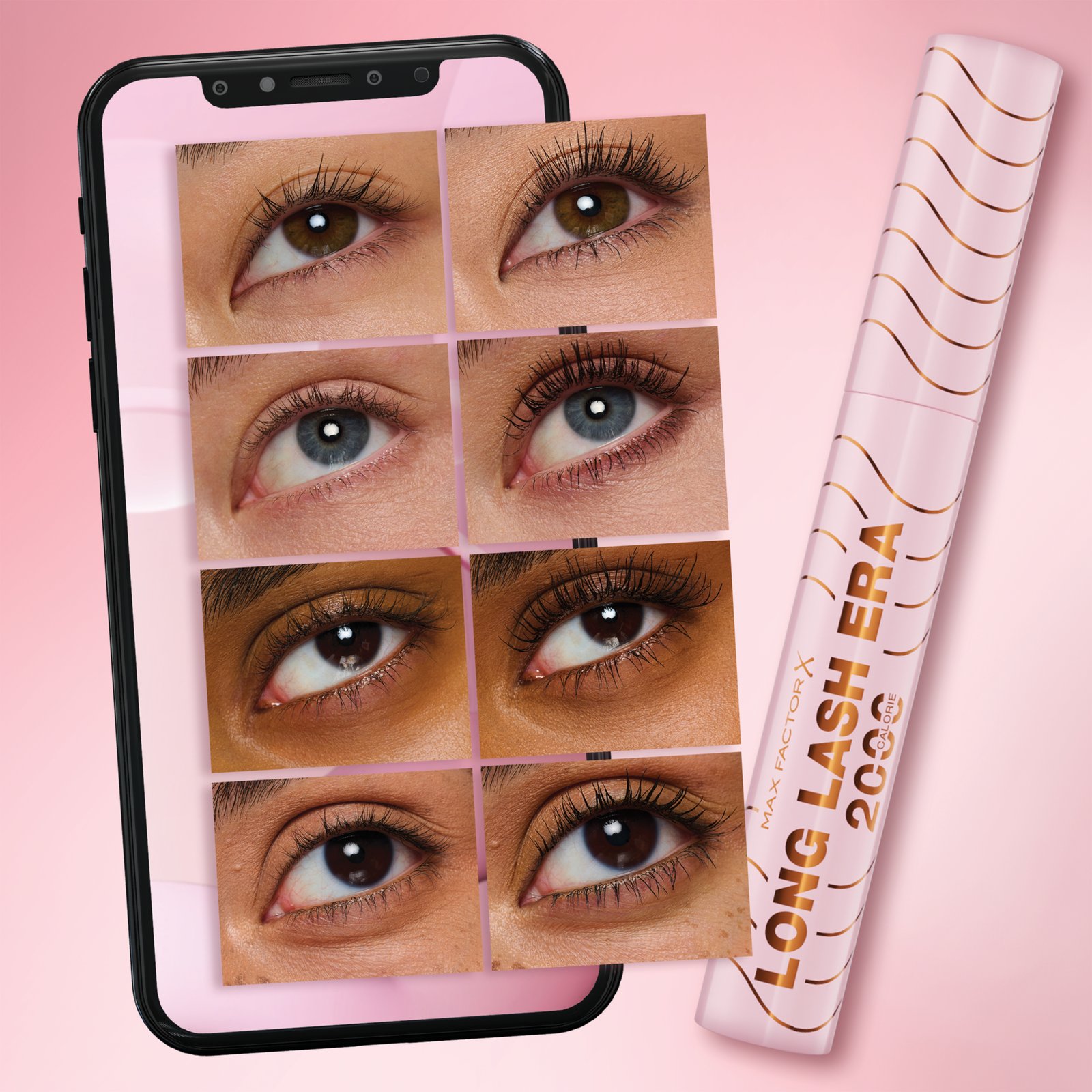 Max Factor 2000 Calorie Mascara Long Lash Era 002 Black Brown 7,8 ml