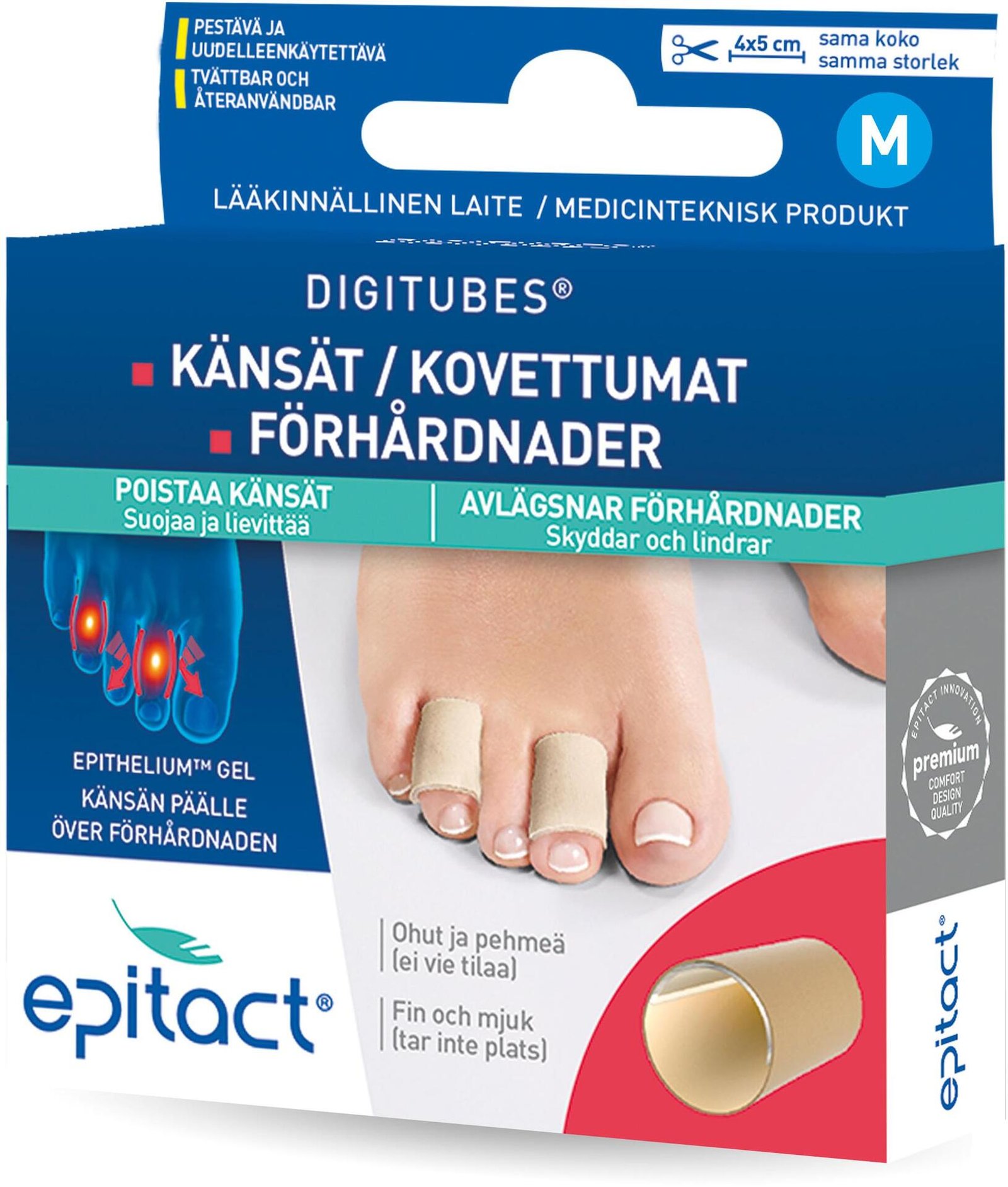 Epitact Digitubes Tåskydd M 4st