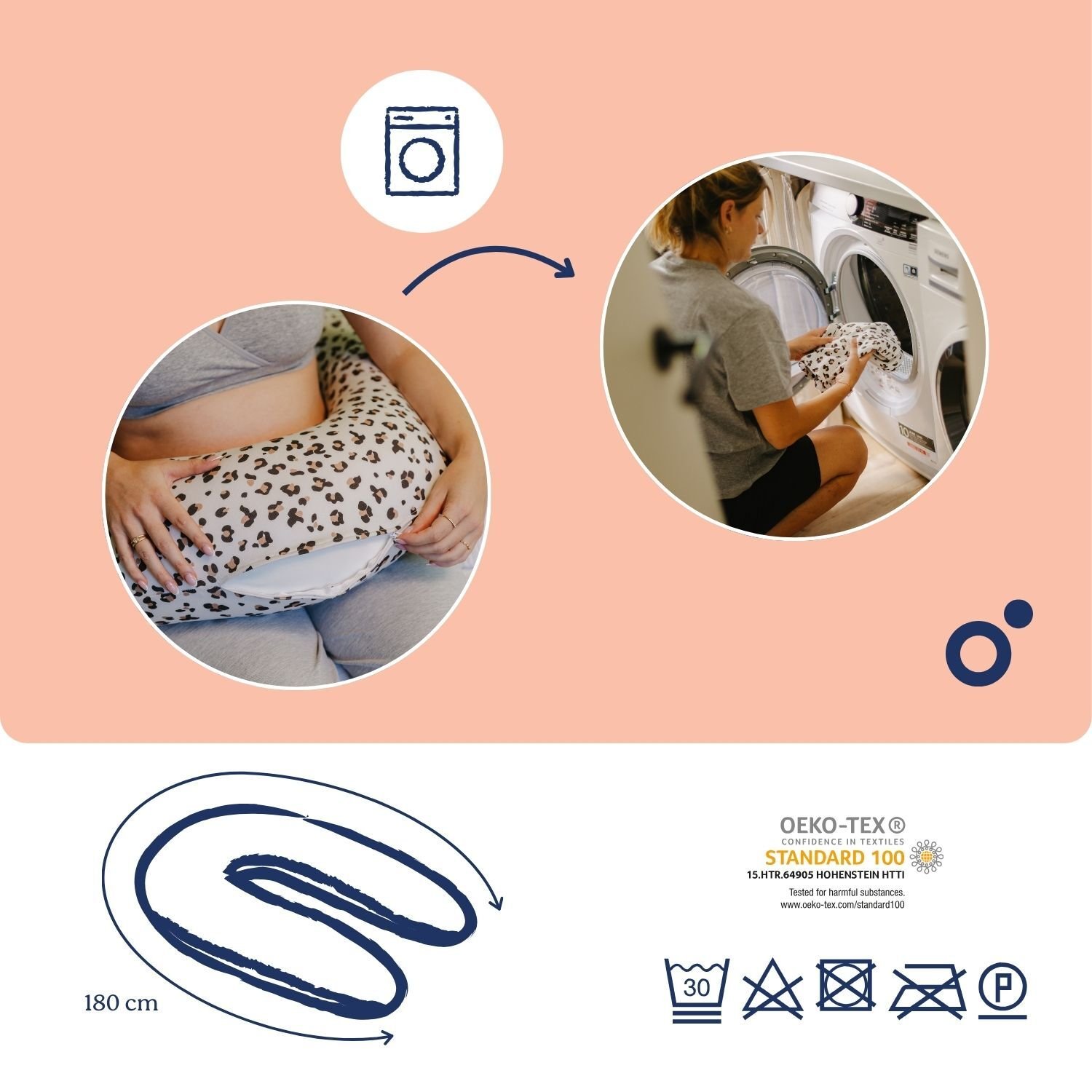 Doomoo Amning & Gravidkudde Leopard