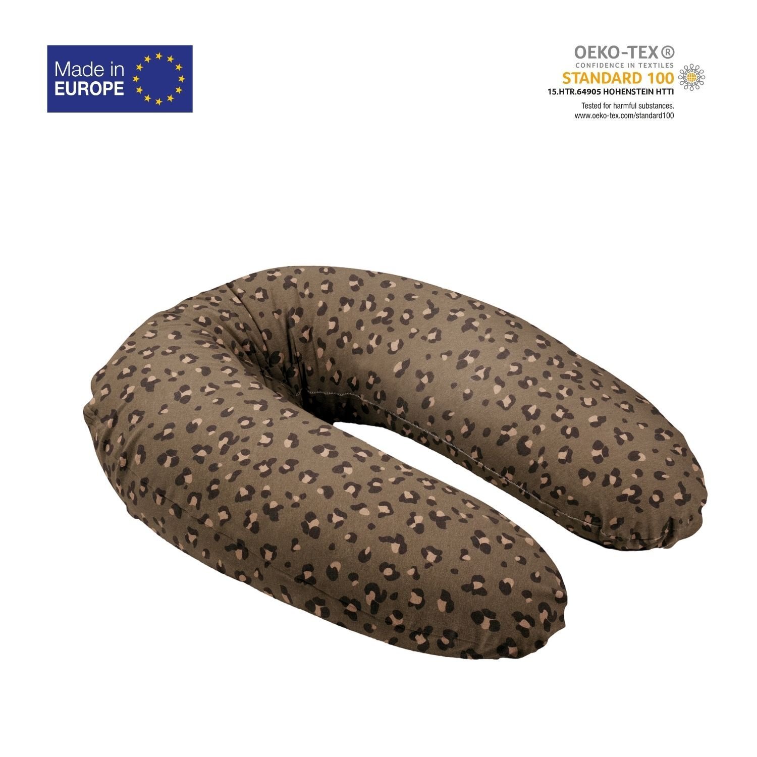 Doomoo Amning & Gravidkudde Mörk Leopard