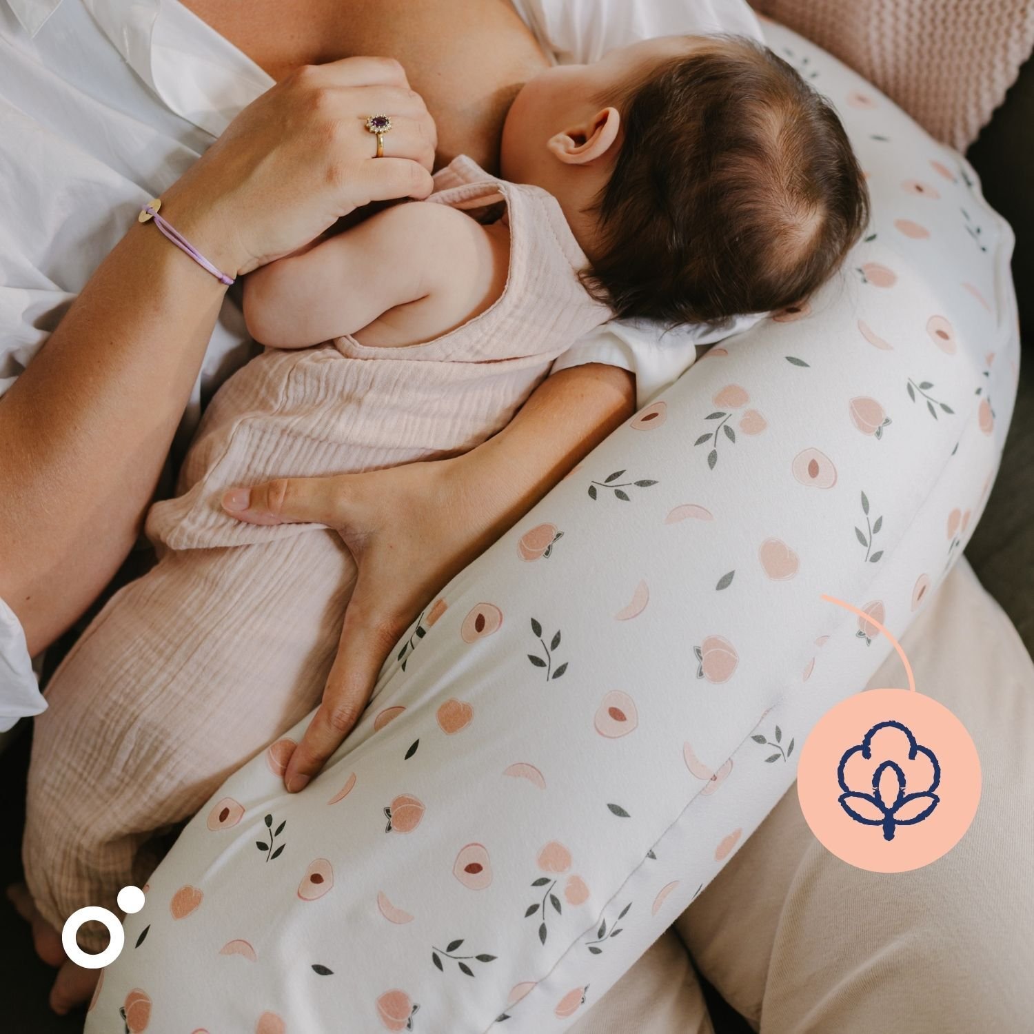 Doomoo Amning & Gravidkudde Persika