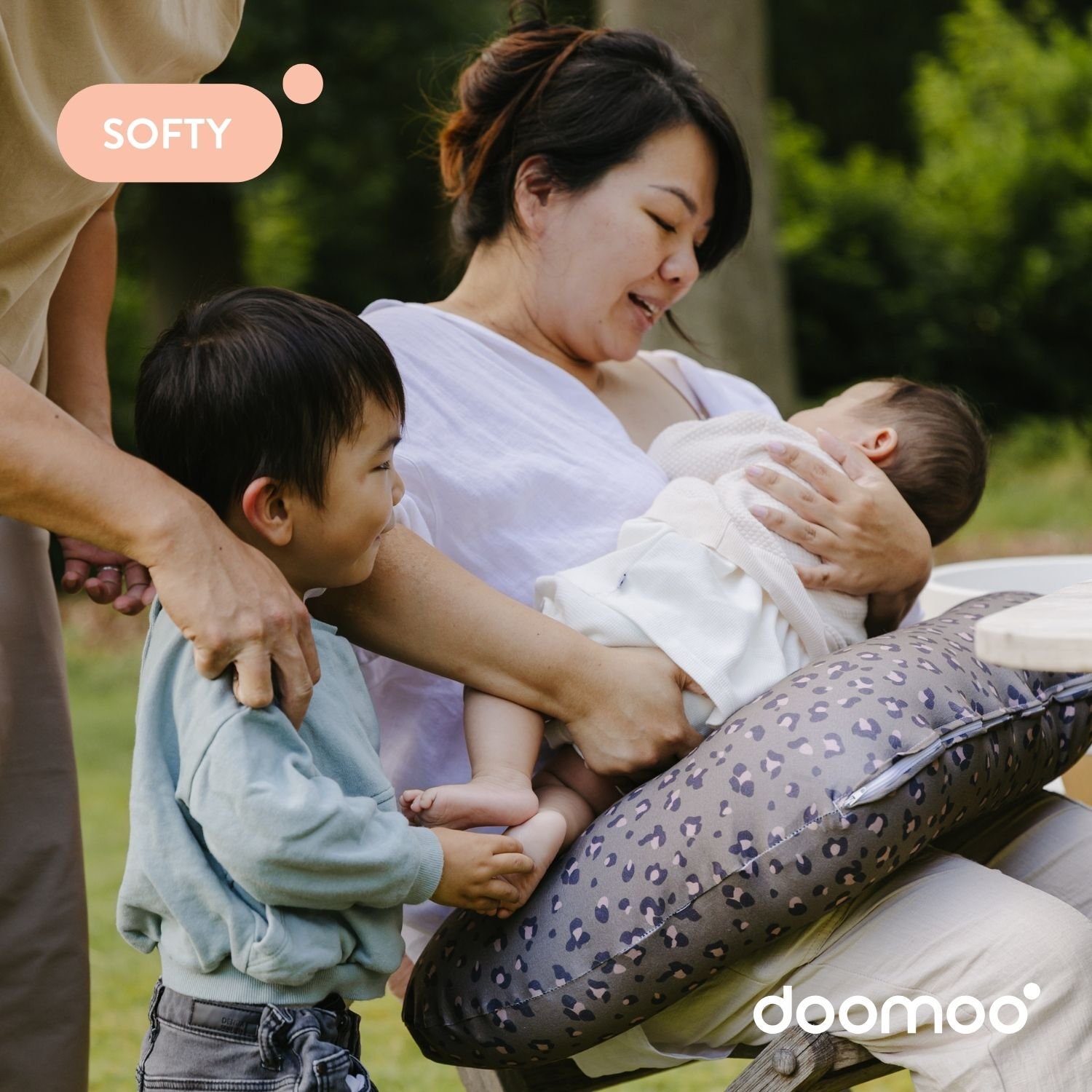 Doomoo Amningskudde Mörk Leopard