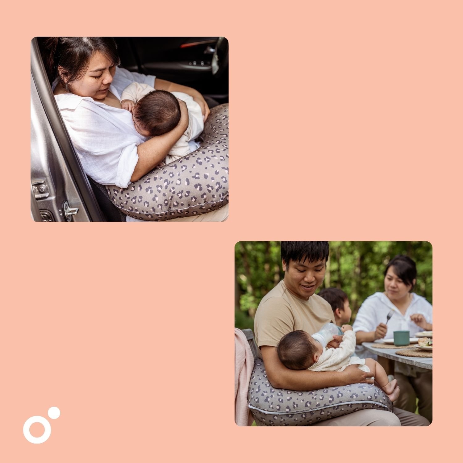 Doomoo Amningskudde Mörk Leopard