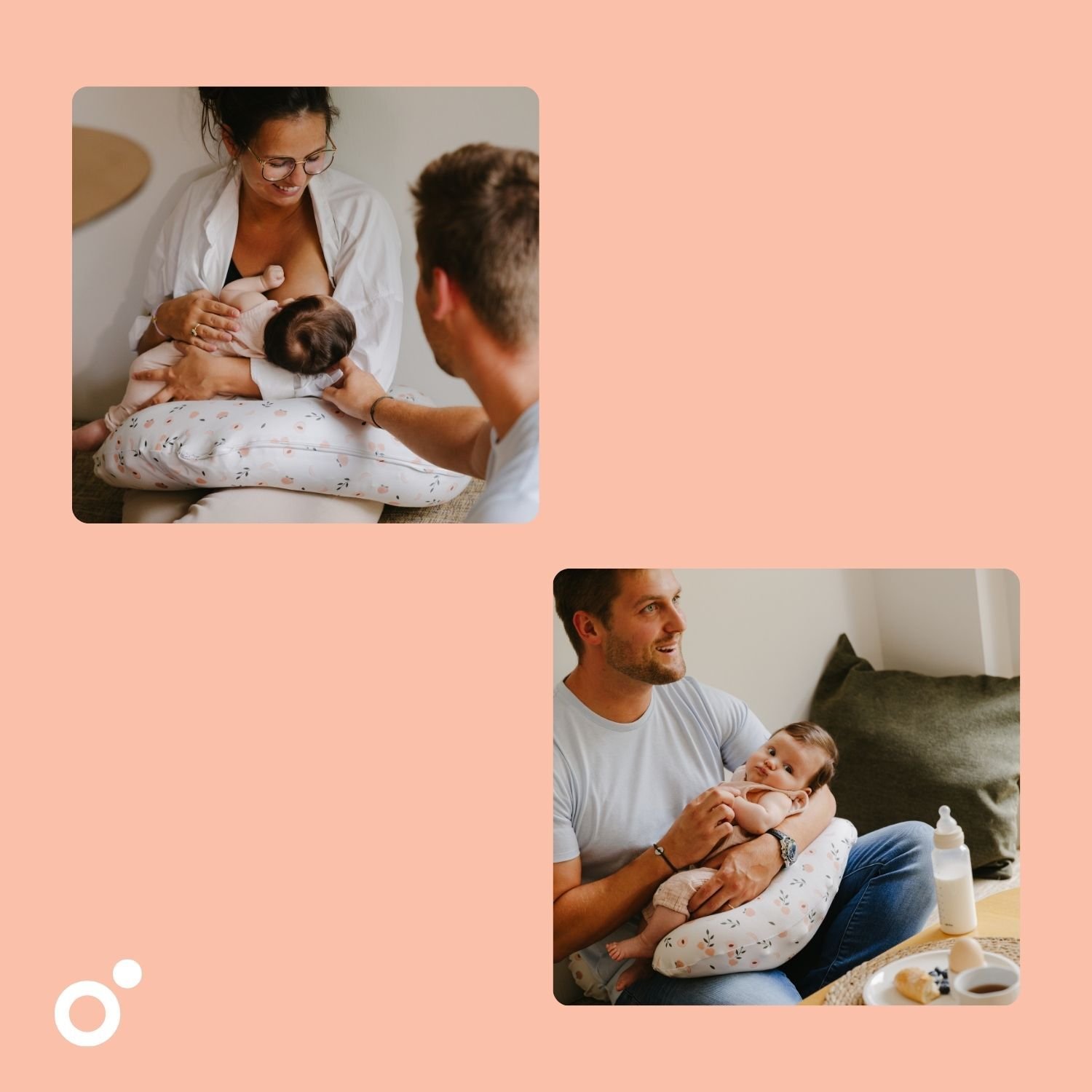 Doomoo Amningskudde Persika