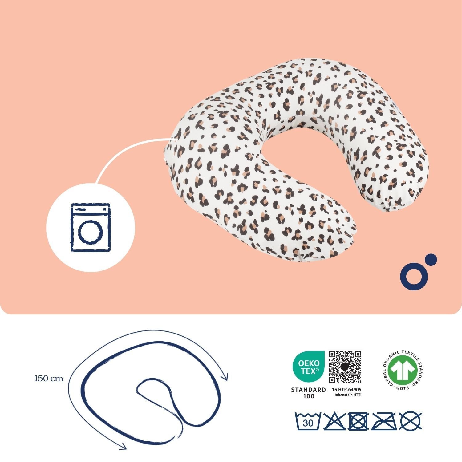 Doomoo Amningskudde Leopard