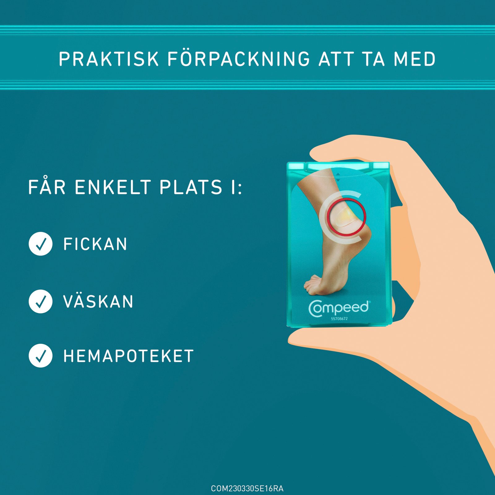 Compeed Skavsårsplåster Medium 5 st
