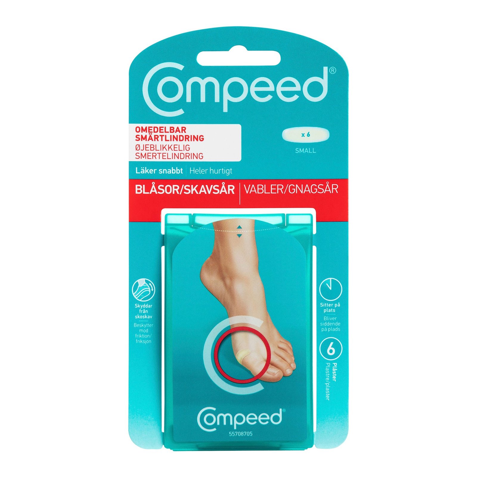 Compeed Skavsårsplåster Small 6 st