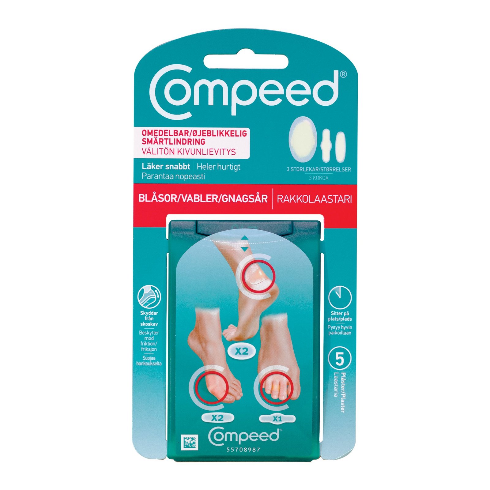 Compeed Skavsårsplåster Mixpack 5 st