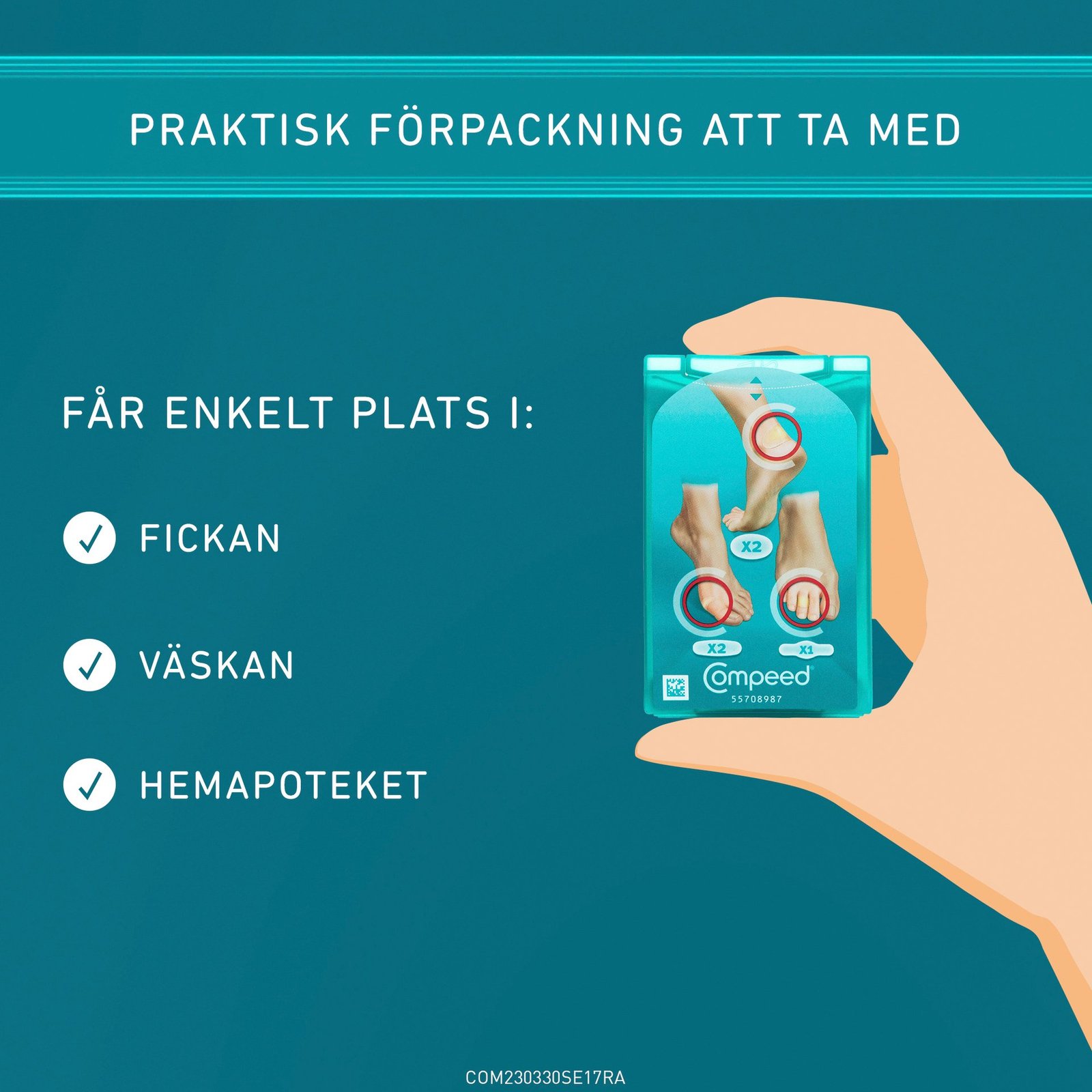 Compeed Skavsårsplåster Mixpack 5 st