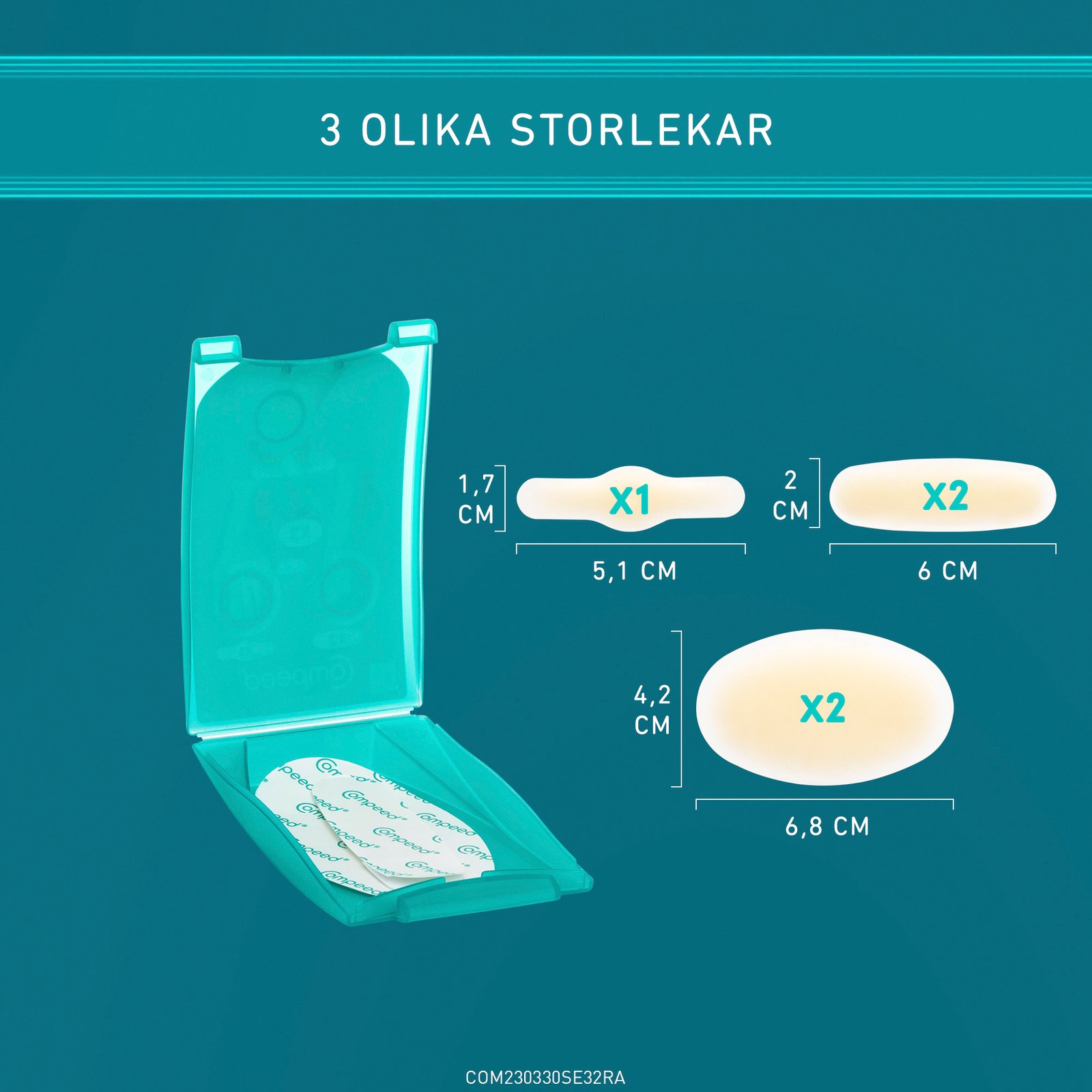 Compeed Skavsårsplåster Mixpack 5 st