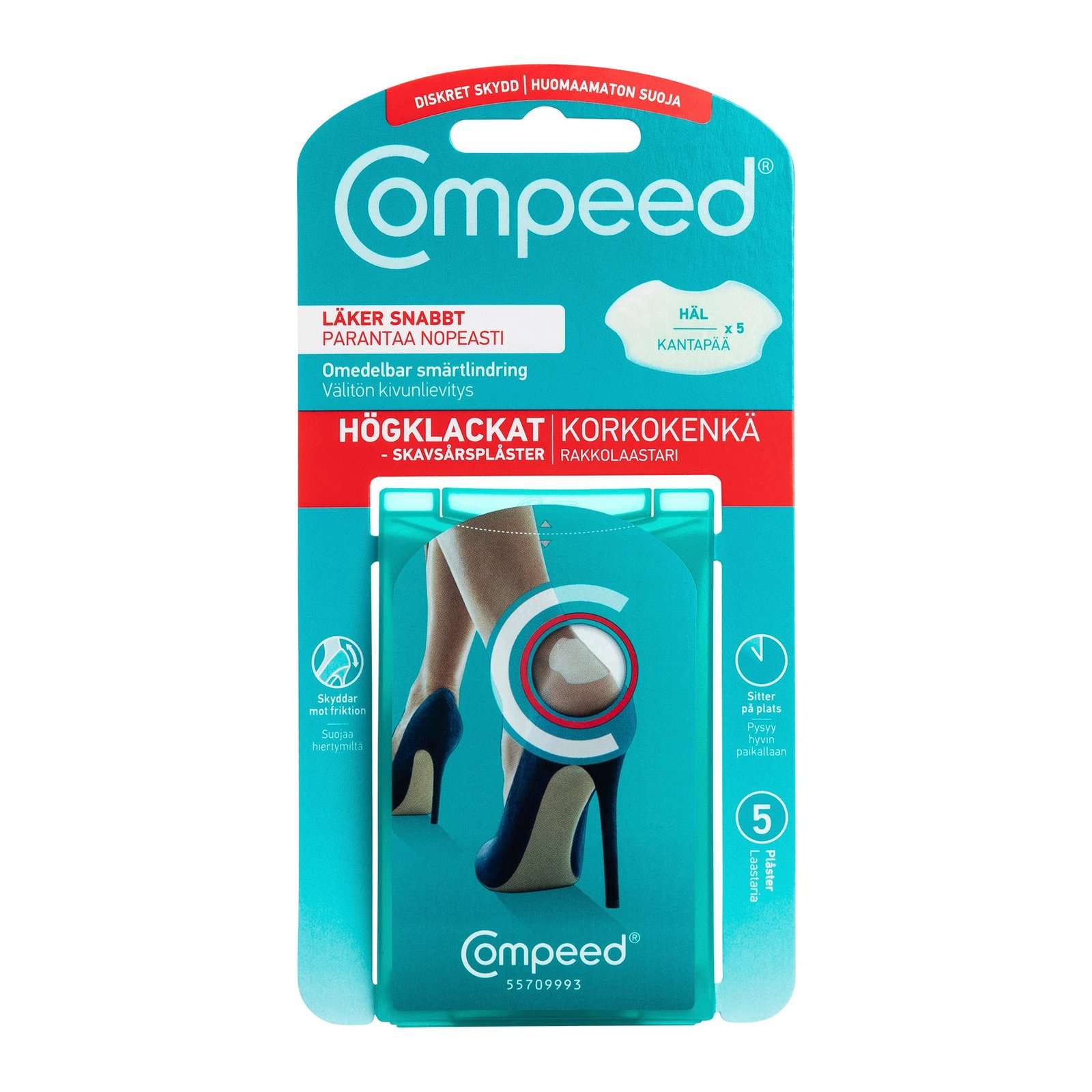 Compeed Skavsårsplåster Högklackat 5 st