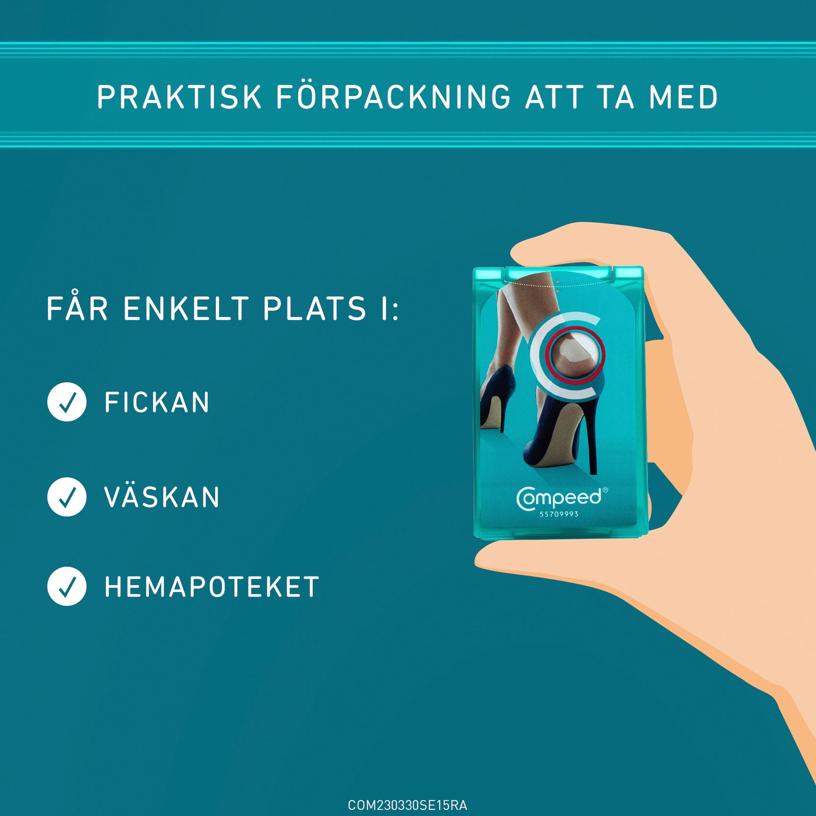 Compeed Skavsårsplåster Högklackat 5 st
