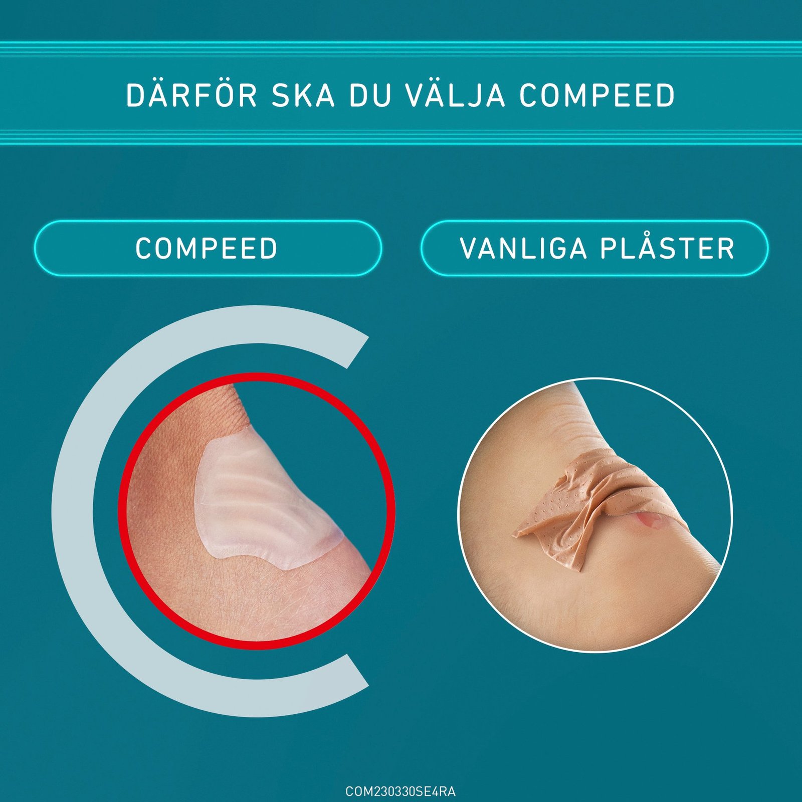 Compeed Skavsårsplåster Högklackat 5 st