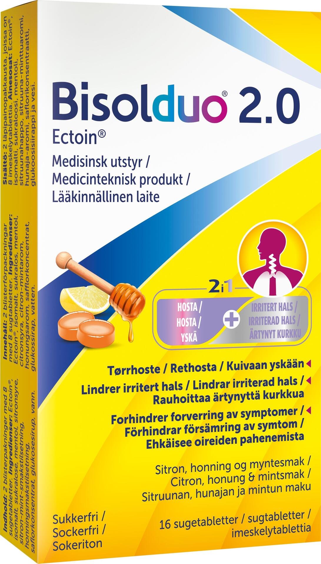 Bisolduo 2.0 sugtabletter 16st