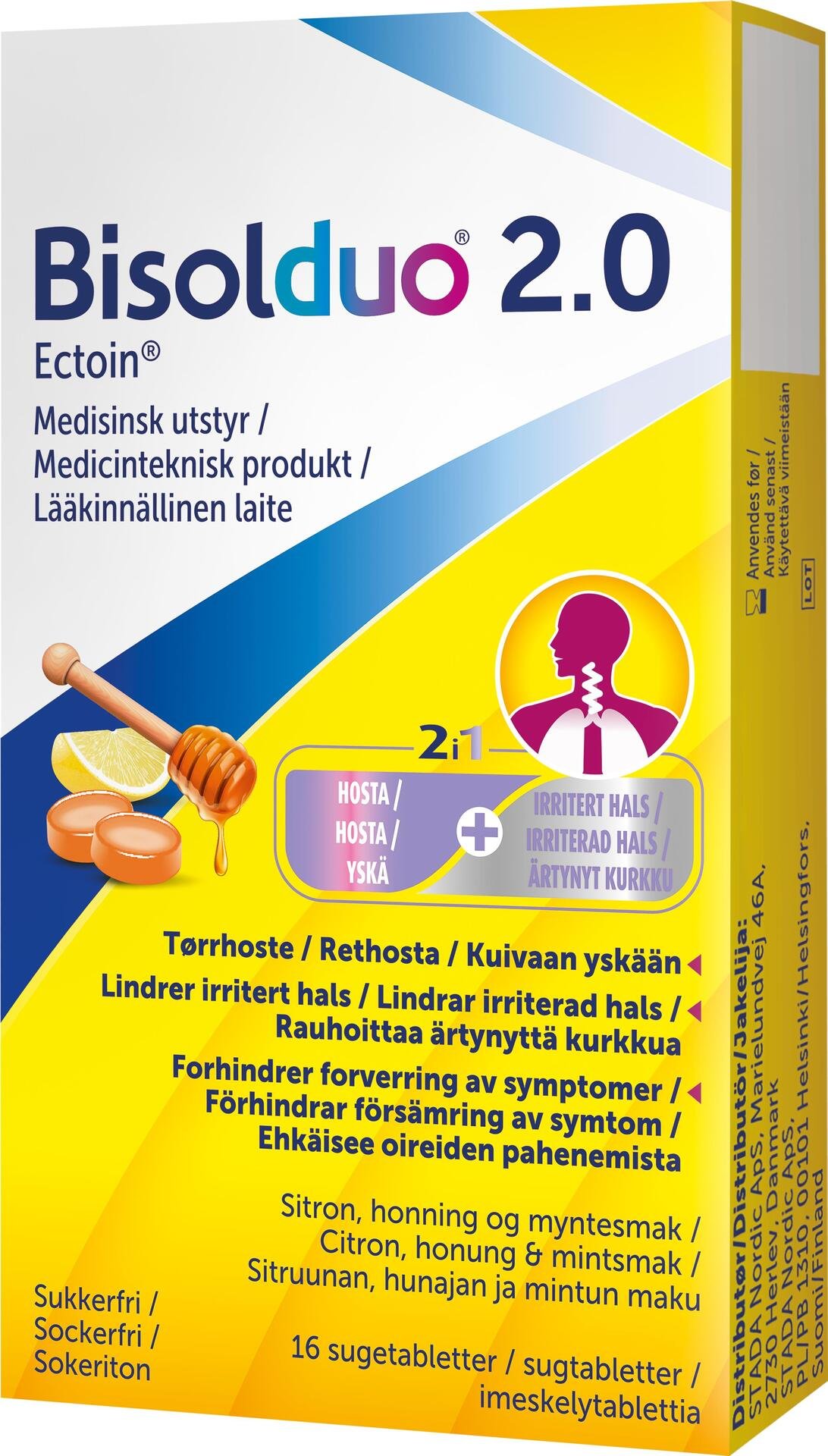 Bisolduo 2.0 sugtabletter 16st