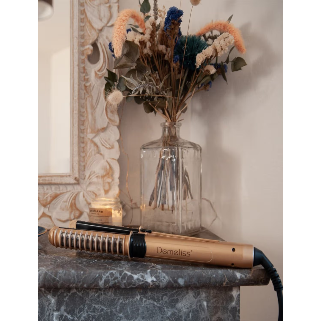 Demeliss Xcurler Nordics 2 in 1 Straightener and Curler