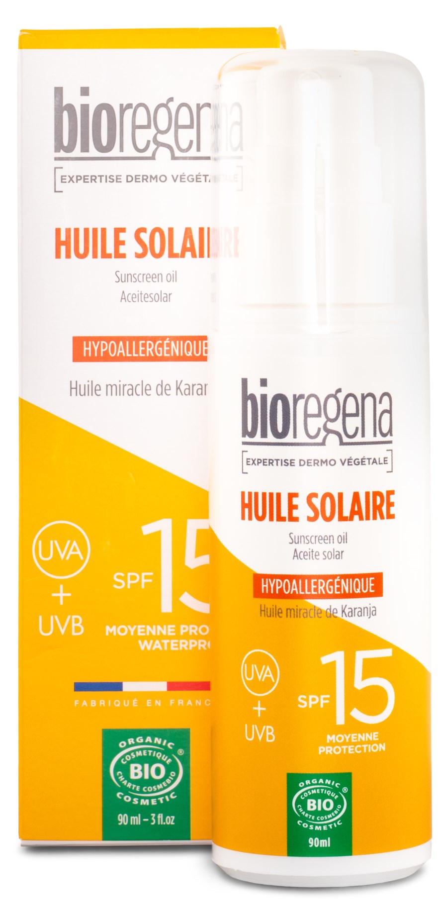 Bioregena Organic Sun Oil SPF 15 90ml