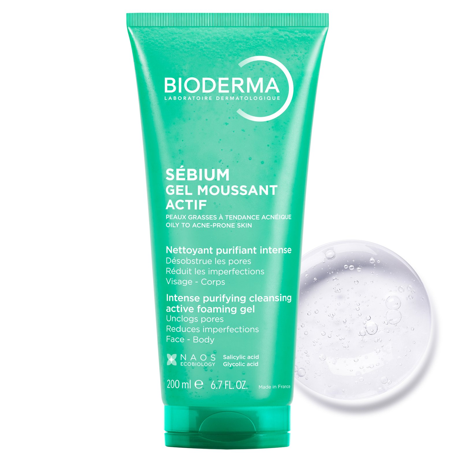 Bioderma Sebium Gel Moussant Actif 200ml