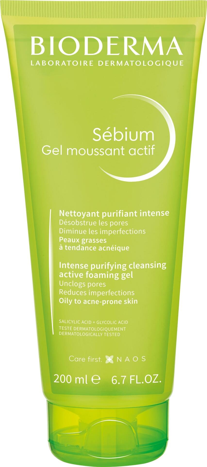 Bioderma Sebium Gel Moussant Actif 200ml