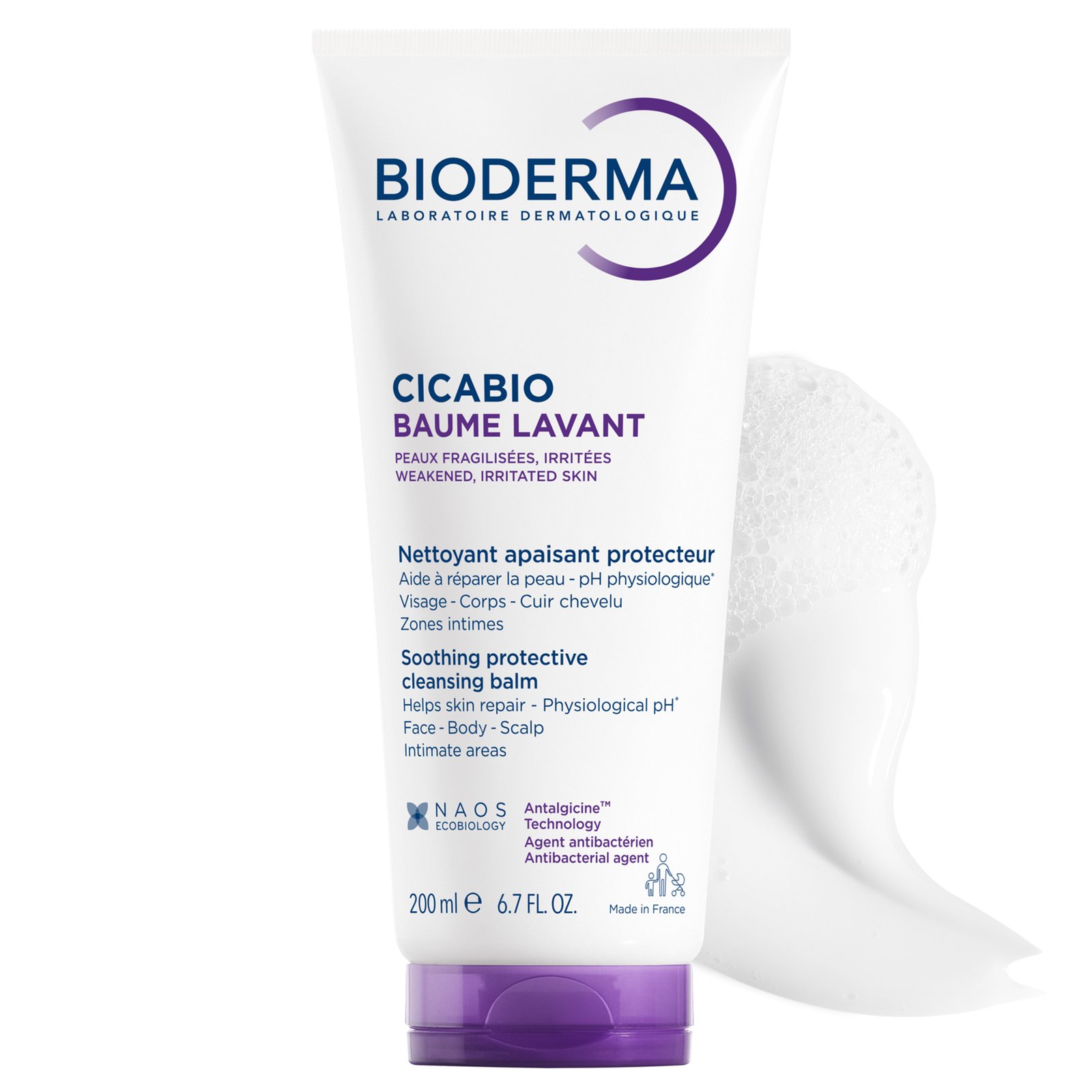 Bioderma Cicabio Baume Lavant 200 ml