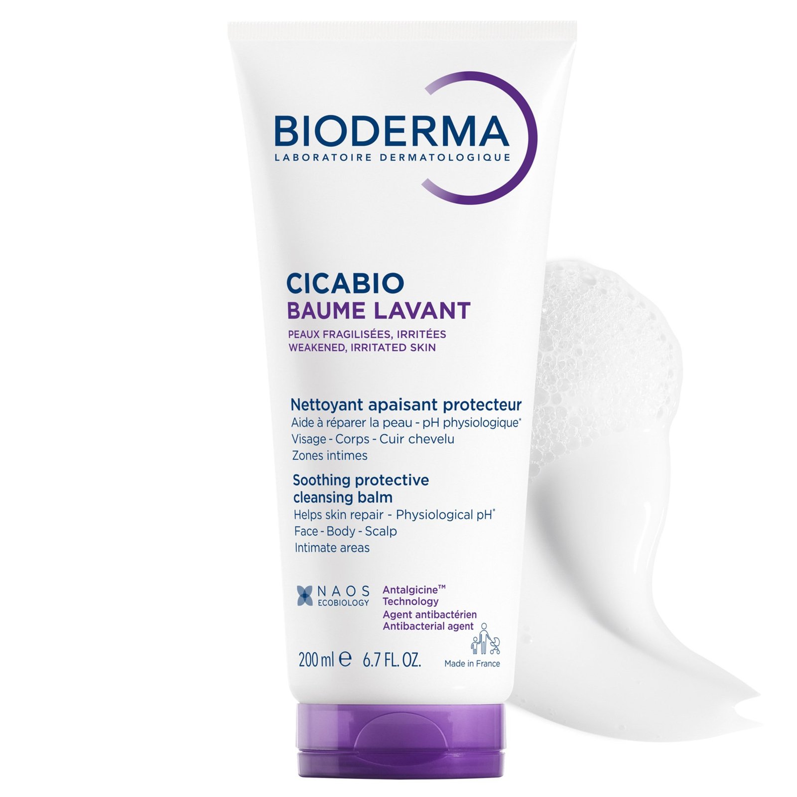 Bioderma Cicabio Baume Lavant 200 ml