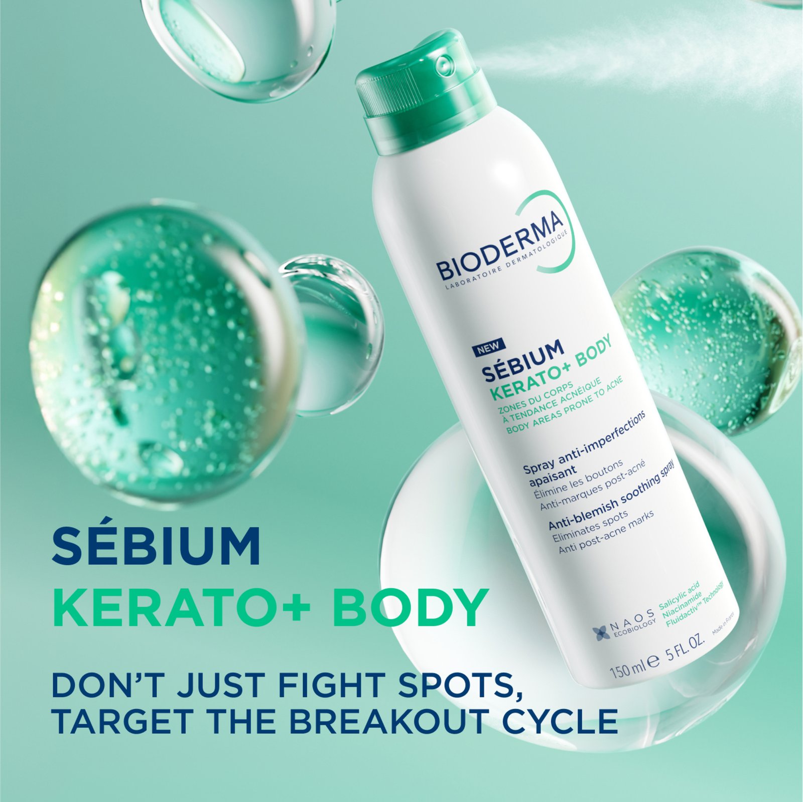 Bioderma Sébium Body Spray 150 ml