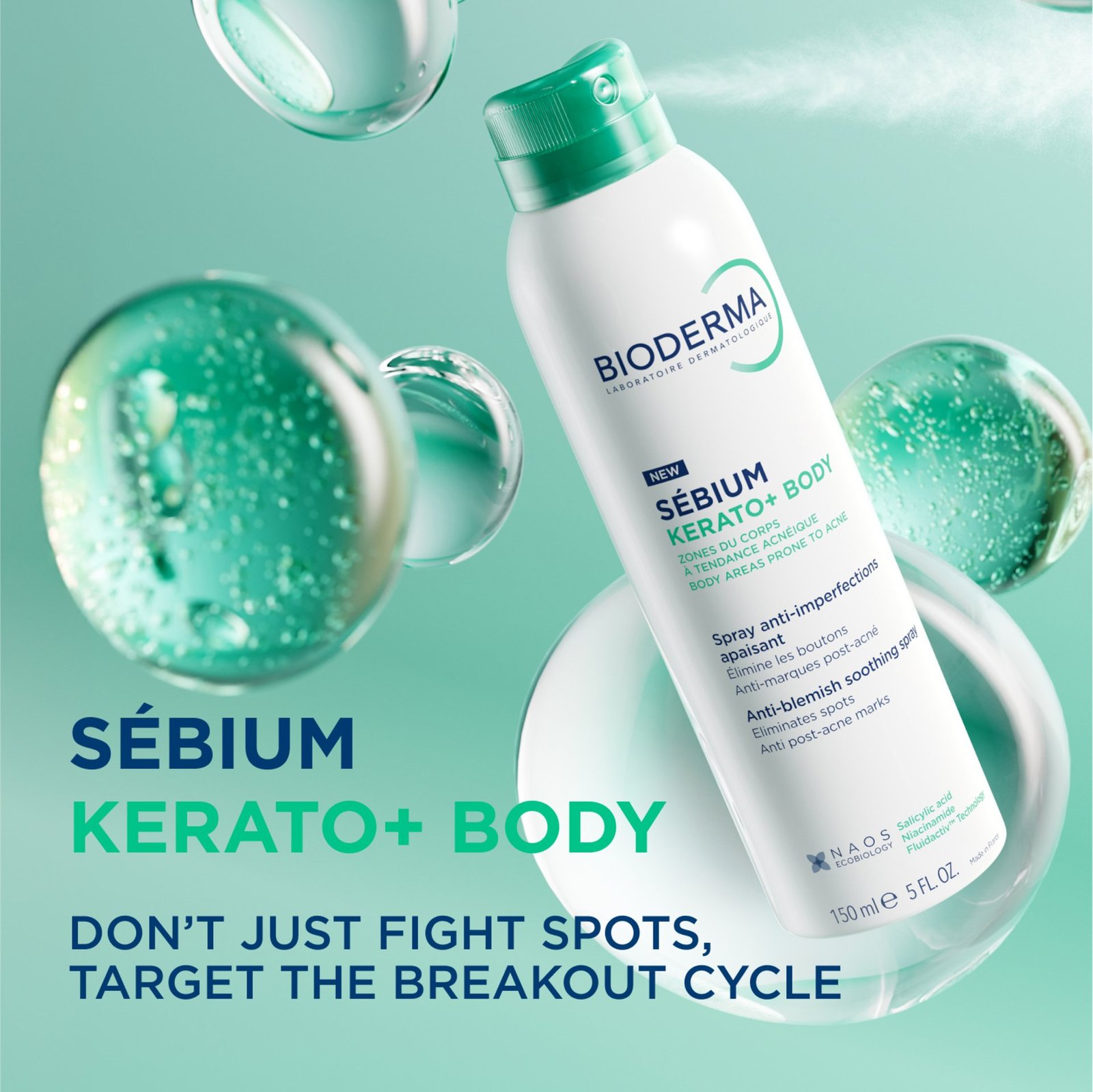 Bioderma Sébium Body Spray 150 ml