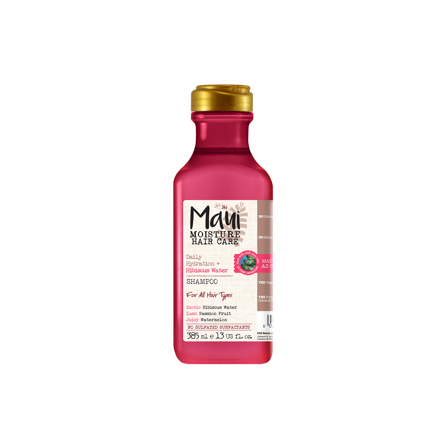 Maui Moisture Hibiscus Water Shampoo 385 ml