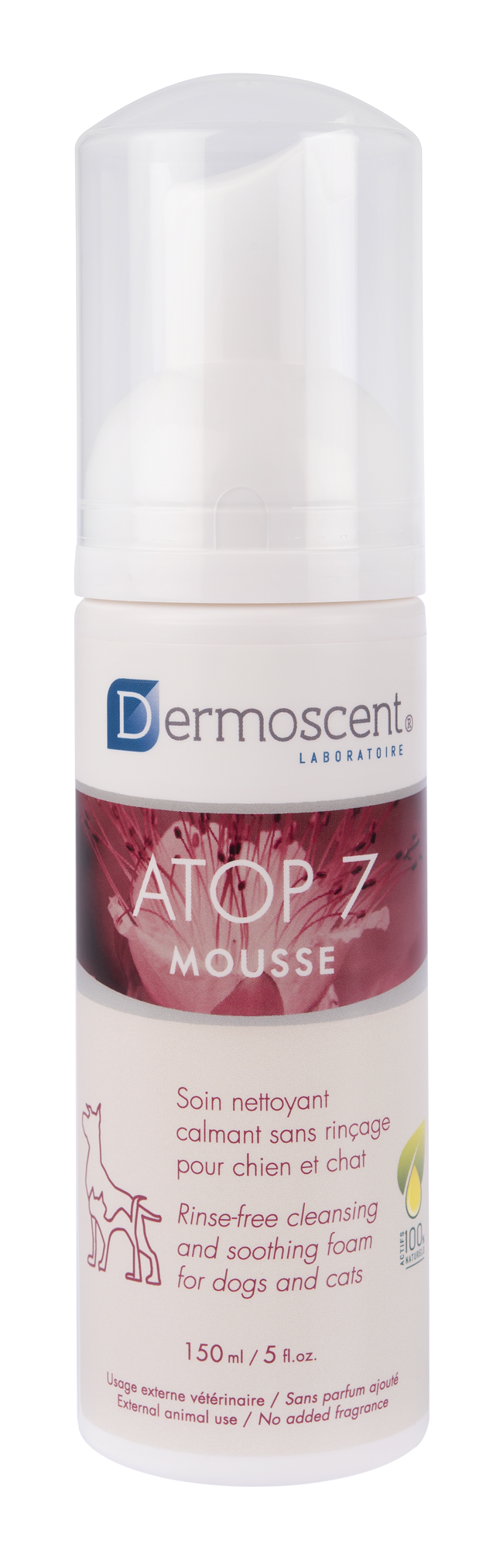 Dermoscent ATOP 7® Mousse för hundar & katter 150 ml
