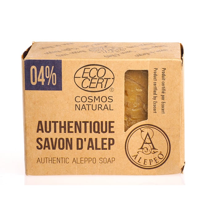 Alepeo Aleppotvål 04% 200 g