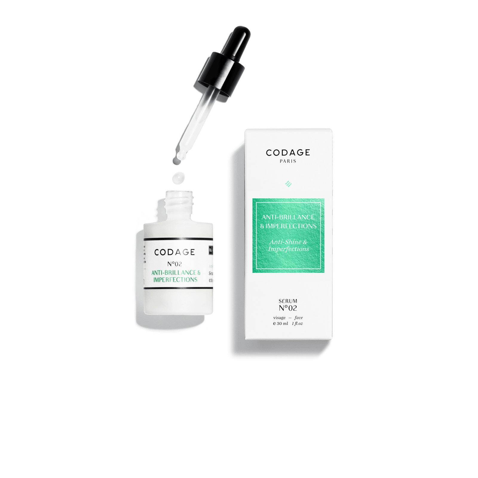 Codage Paris The Serum N°02- Anti-Shine & Imperfections 30 ml