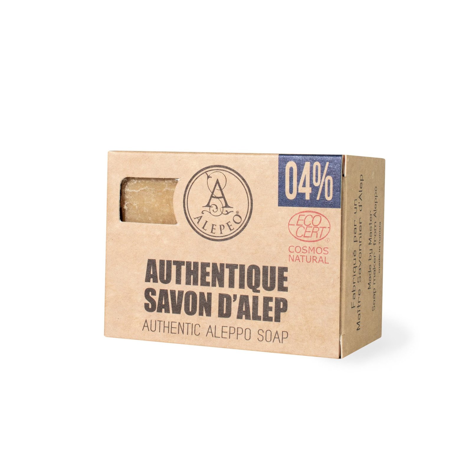 Alepeo Aleppotvål 04% 200 g