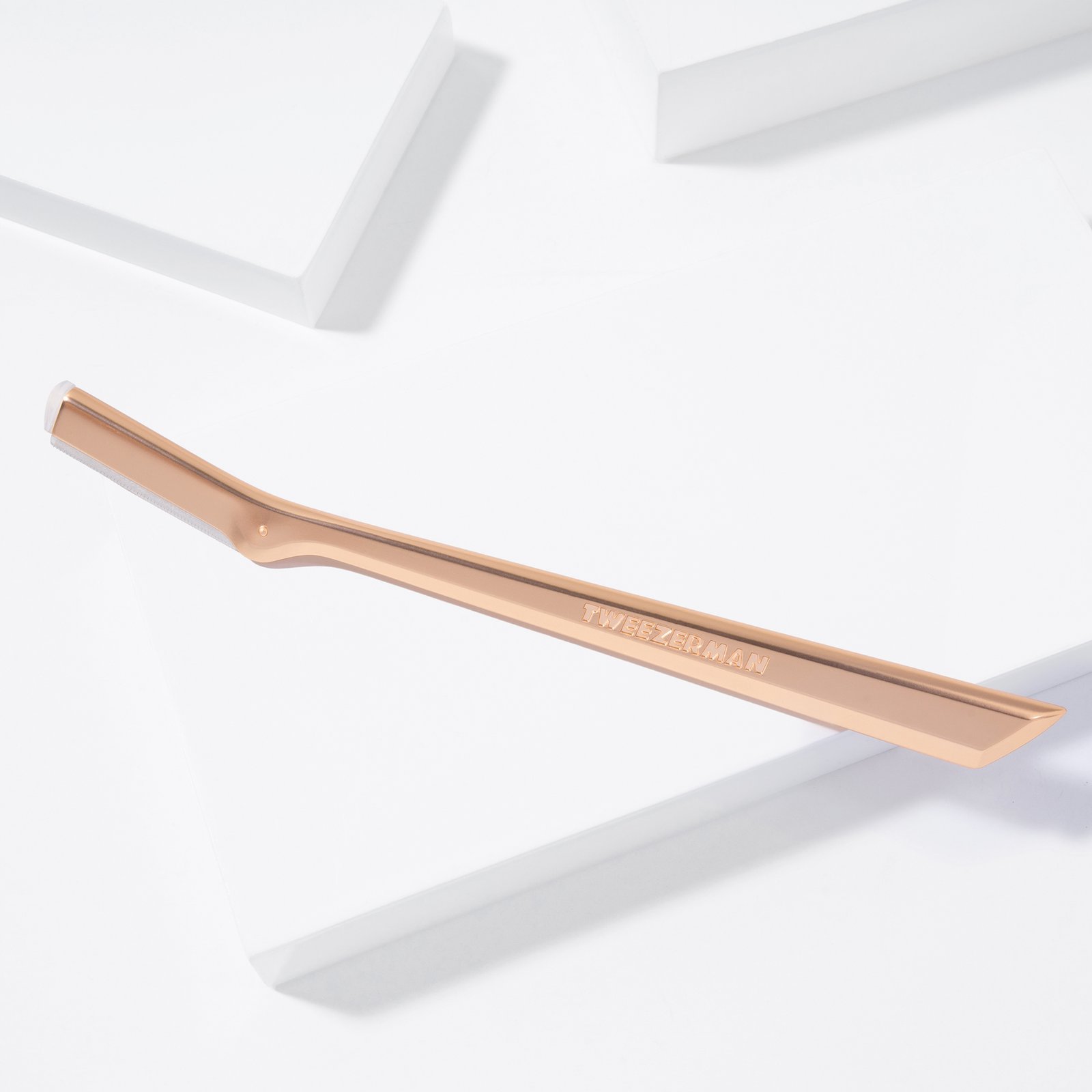 Tweezerman Retail Facial Razor Rose Gold