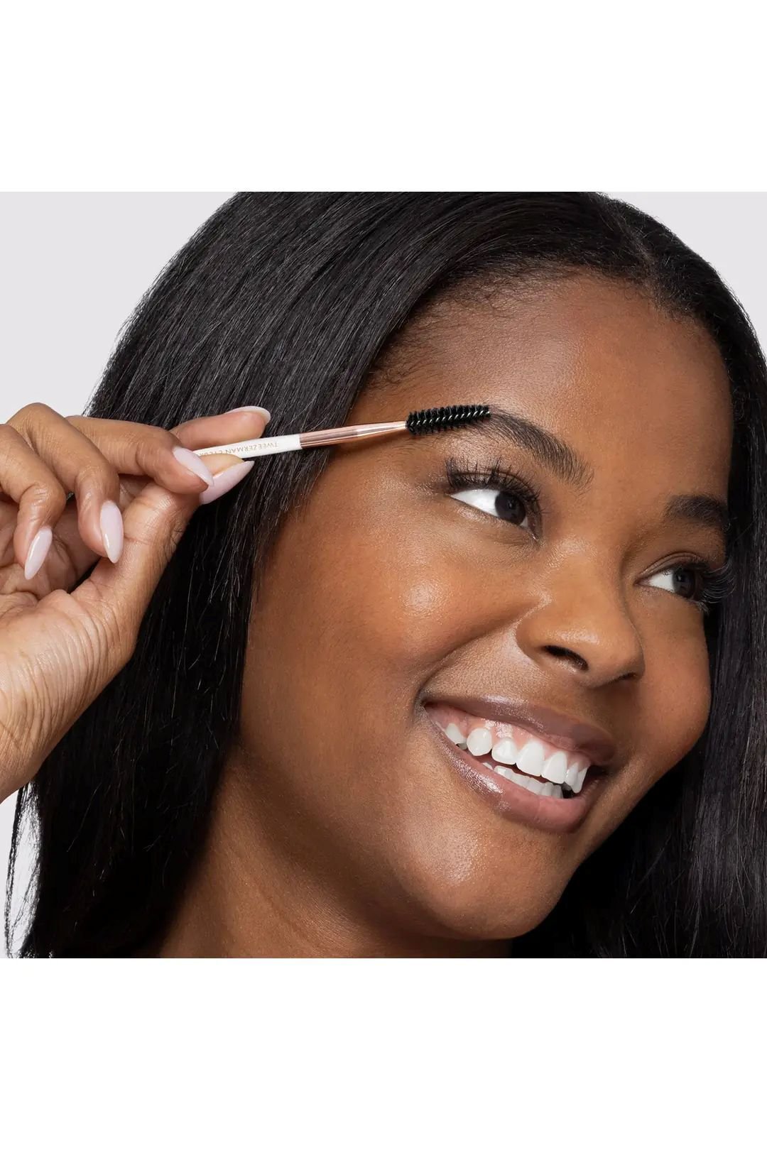 Tweezerman Retail Rose Gold Brow Shaping Scissors And Brush