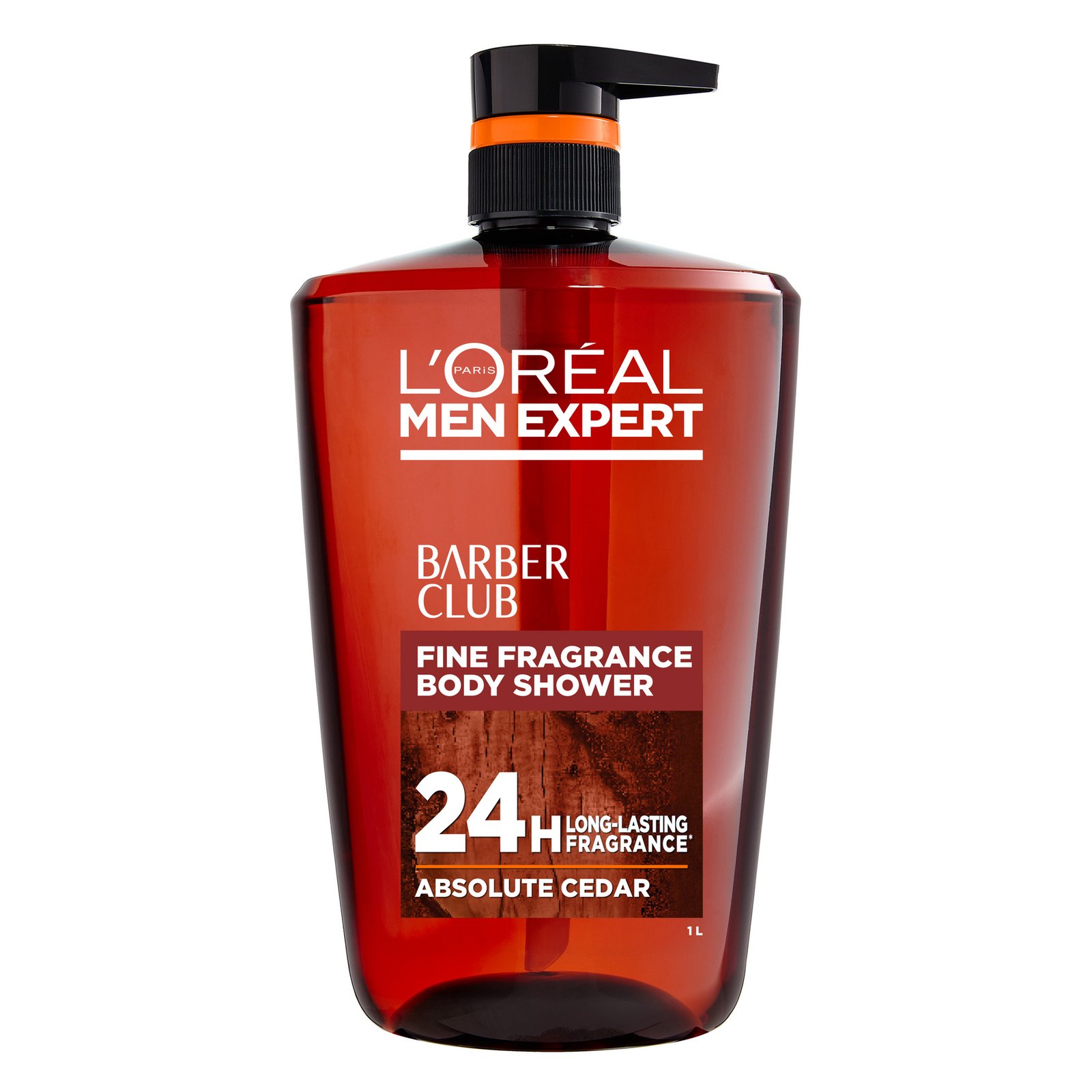 L'Oréal Paris Men Expert Barber Club Body, Hair & Beard Wash Duschgel för normal hud 1000 ml