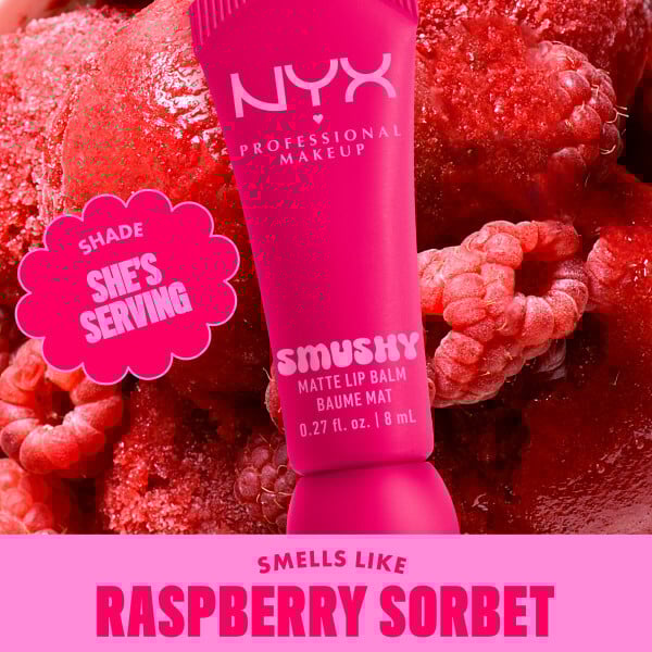 NYX Professional Makeup Smushy Matte Läppbalsam 4 Shes Serving 8 ml
