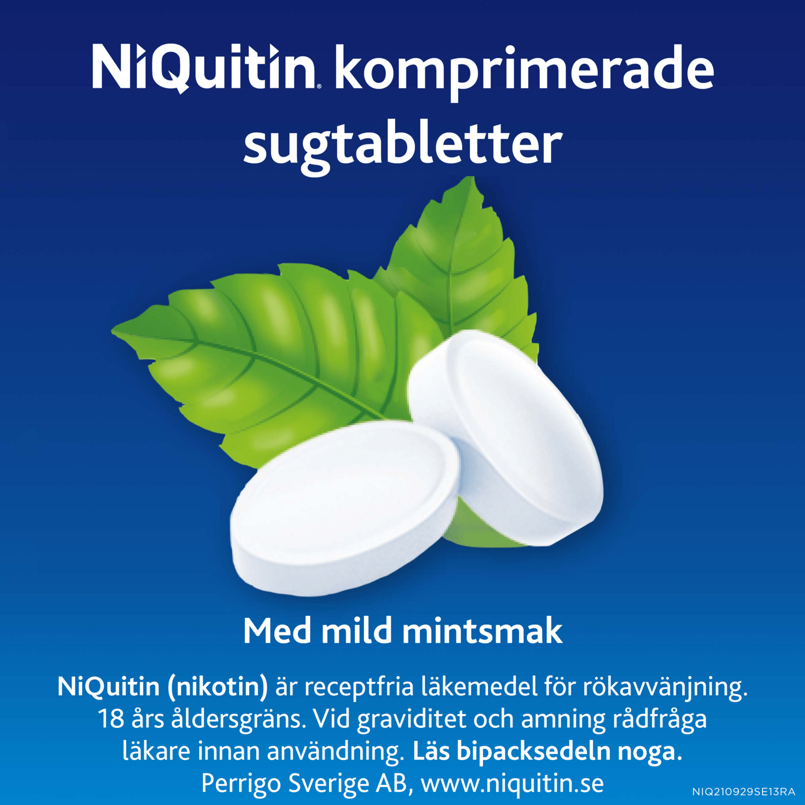 NiQuitin Mint 4 mg Komprimerad Sugtablett 60 St