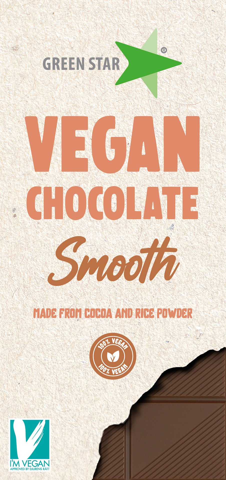Green Star Vegan Chocolate Smooth 90 g