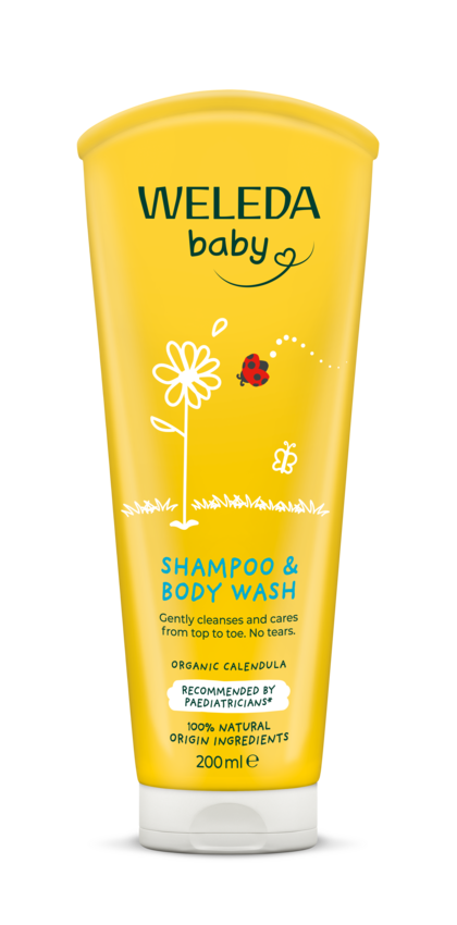 Weleda Calendula Shampoo & Body Wash 200 ml