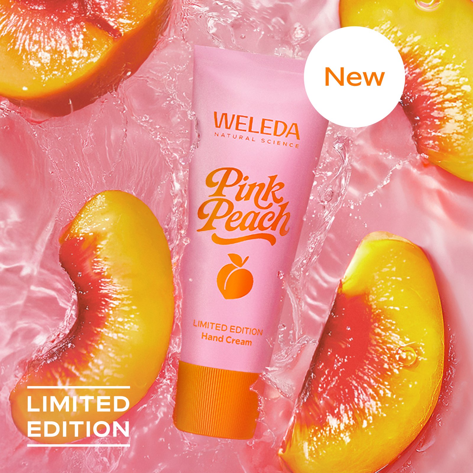 Weleda Pink Peach Hand Cream Limited Edition 50 ml