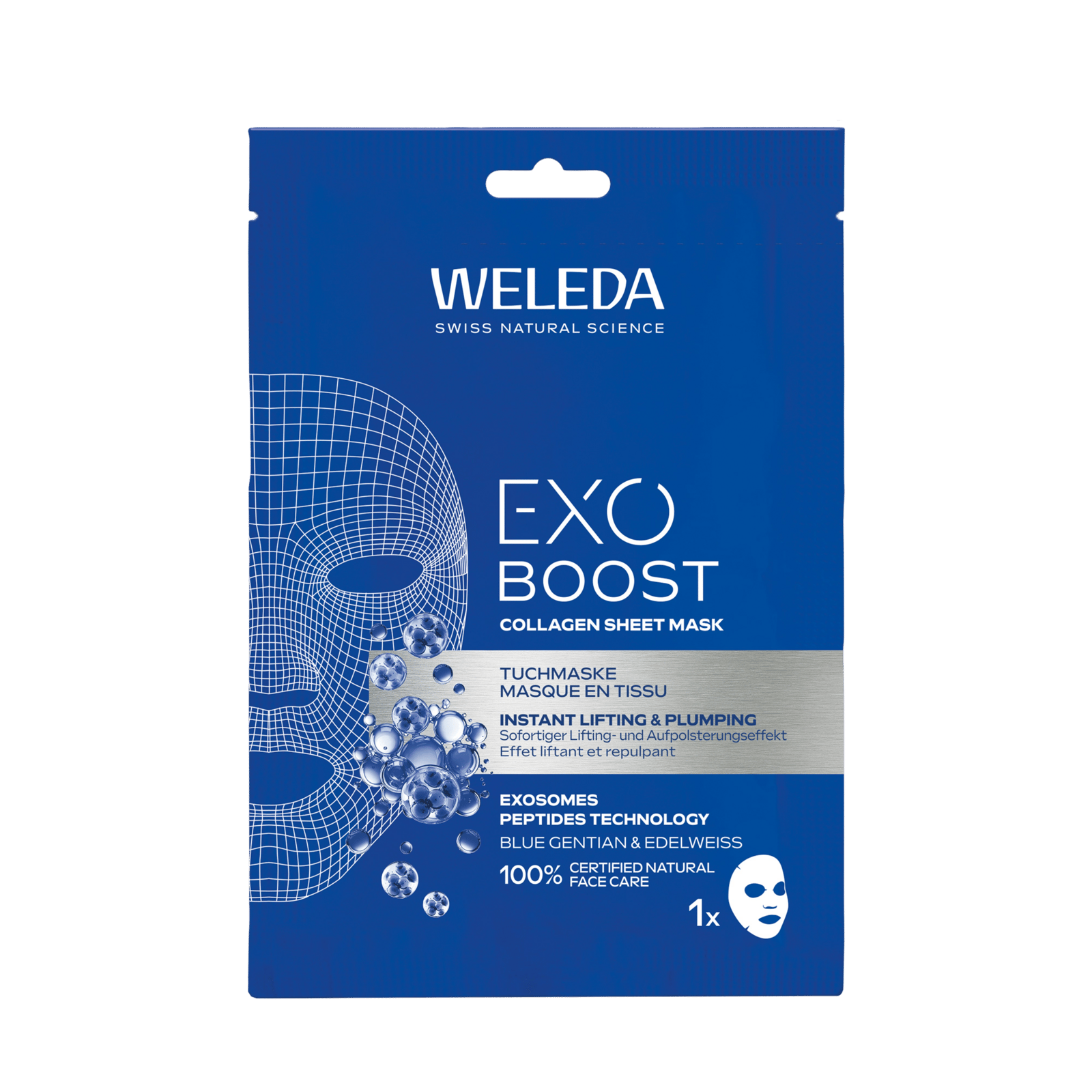 Weleda Exo Boost Collagen Sheet mask 20 ml