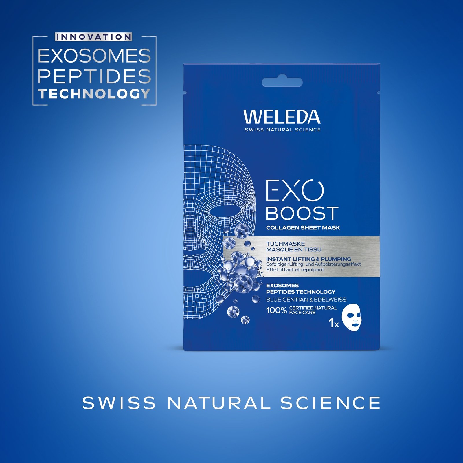 Weleda Exo Boost Collagen Sheet mask 20 ml